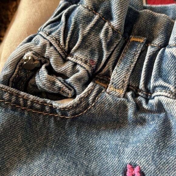 Baby Gap Disney Minnie & Mickey Denim Jeans/Leggings Size Toddler 2T - Picture 9 of 13